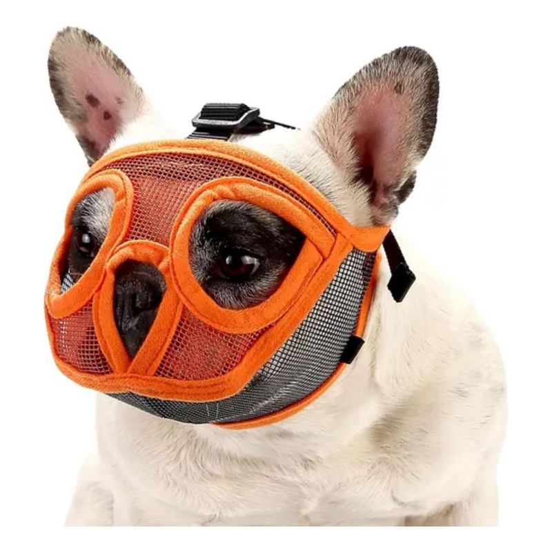 GENERICO - Bozal Transpirable para Perros de Hocico Corto 14-21kg