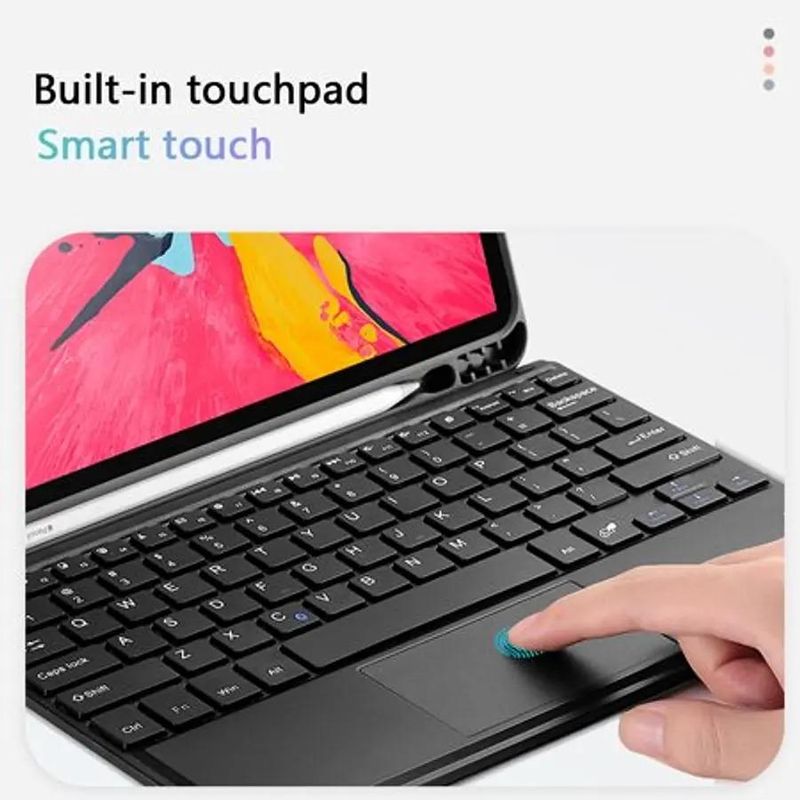 GENERICO - Funda con Teclado Touchpad y Soporte para Apple Pencil