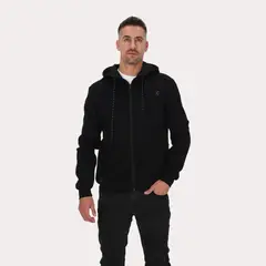 GANGSTER - Poleron Full Zipper Fleece Daily Negro