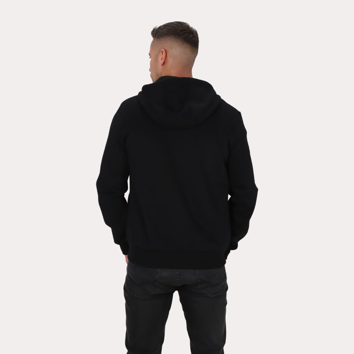 GANGSTER - Poleron Full Zipper Fleece Posted Negro Gangster