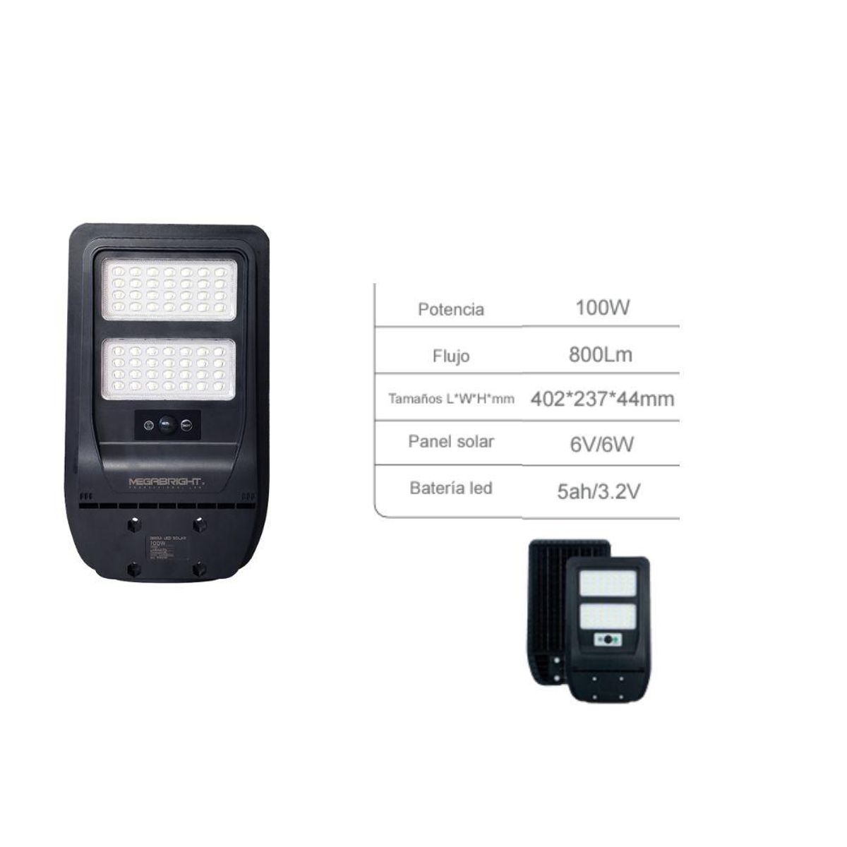 BOSCO - FOCO PROYECTOR SOLAR BRISA LED 100W