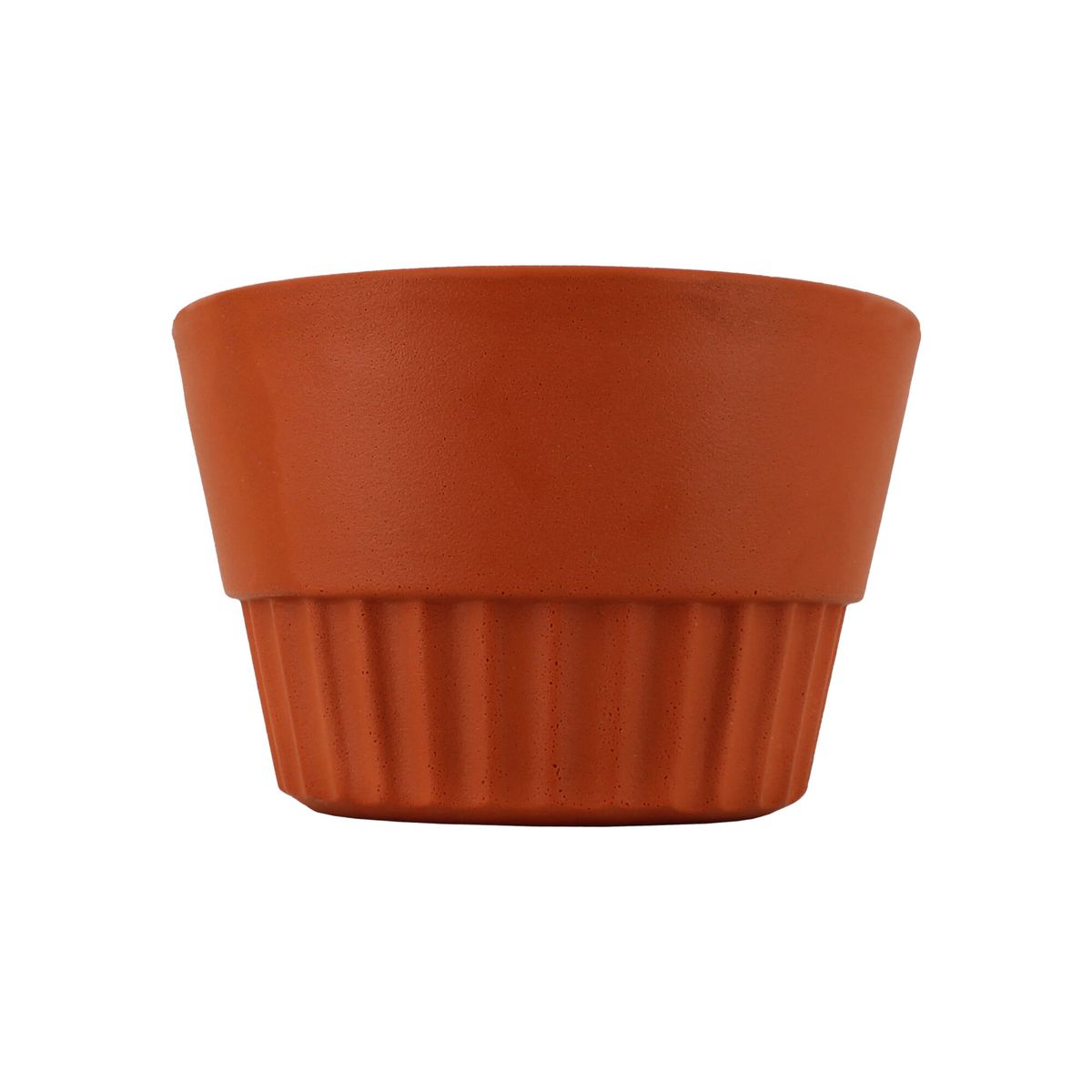 VERDY - Maceta Vitória Cachepot Plano Terracota 15x12cms