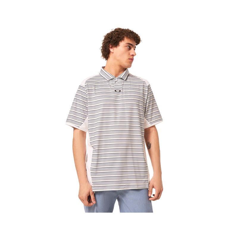 OAKLEY - Polera Hombre C1 Archive Oakley Stripe White Stripe