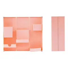 GENERICO - Organizador Plegable para Escritorio con Compartimentos Múltiples