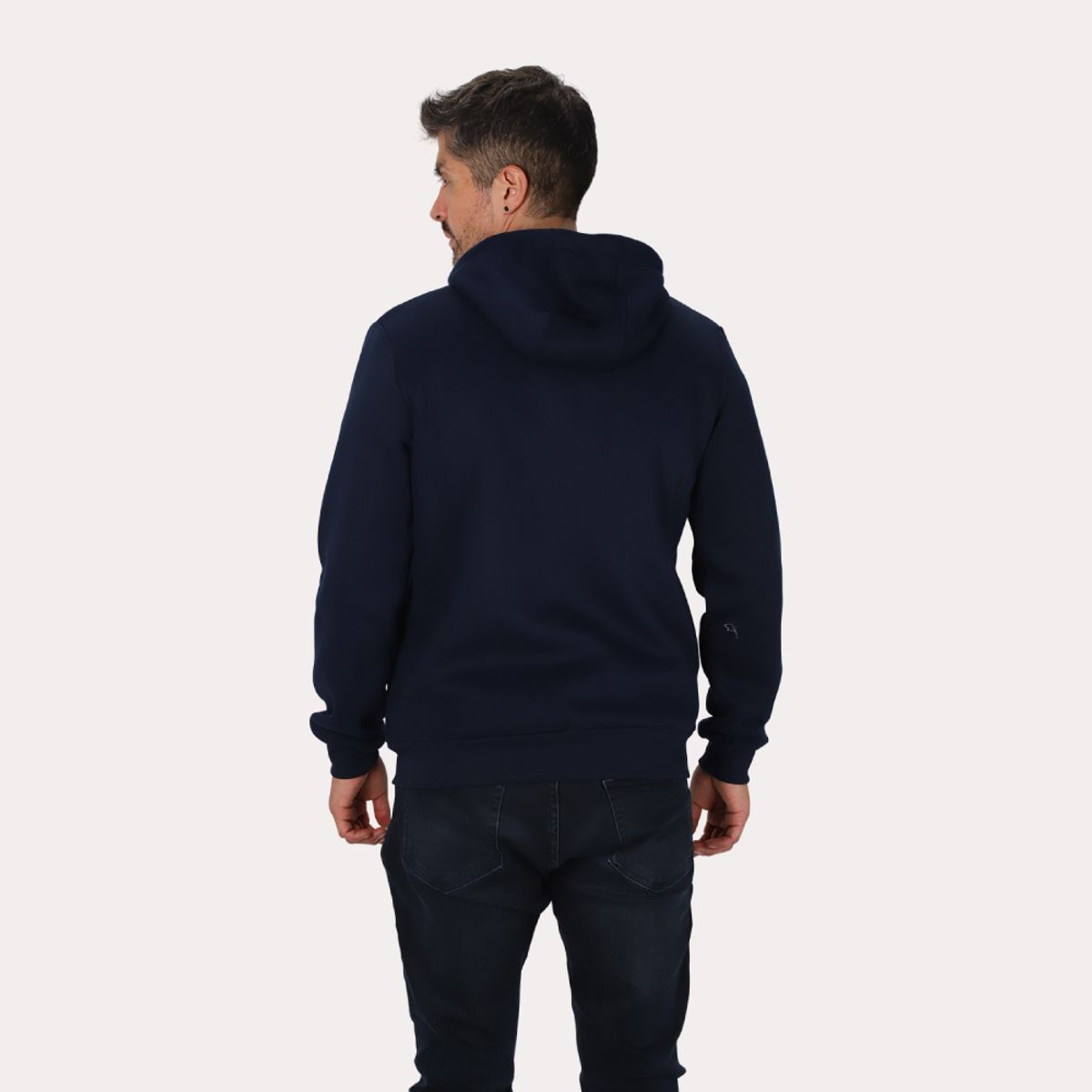 GANGSTER - Poleron Full Zipper Fleece Streetline Azul Marino Gangster