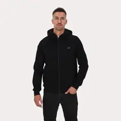 GANGSTER - Poleron Full Zipper Fleece Route Negro