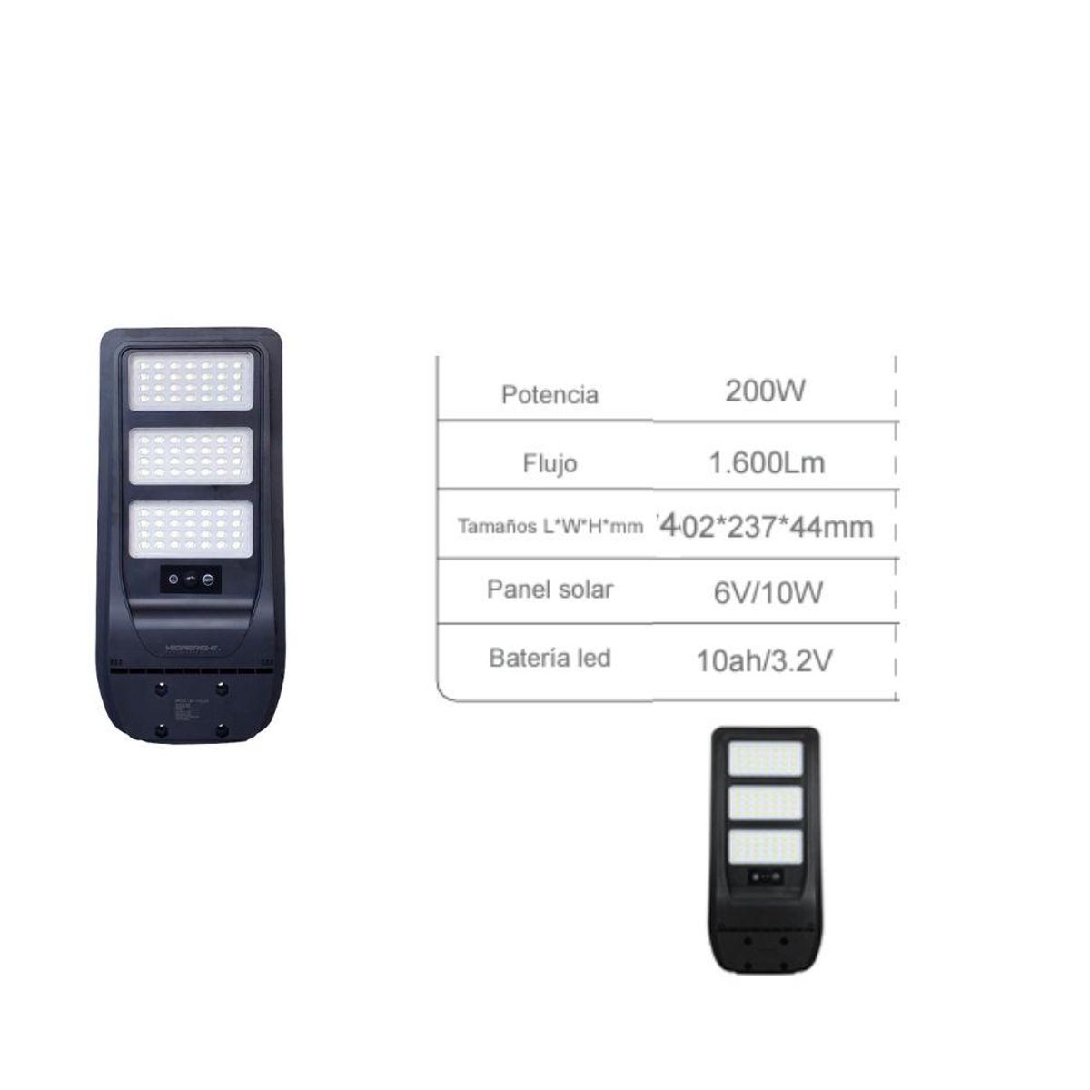 BOSCO - FOCO PROYECTOR SOLAR BRISA LED 200W