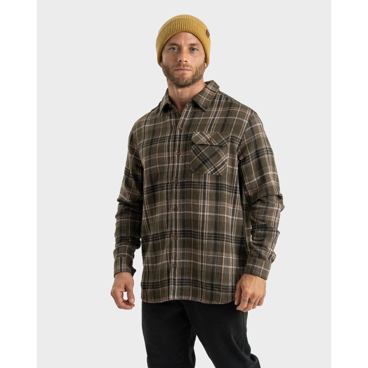 GNOMO - Camisa Franela Askim Hombre Gnomo