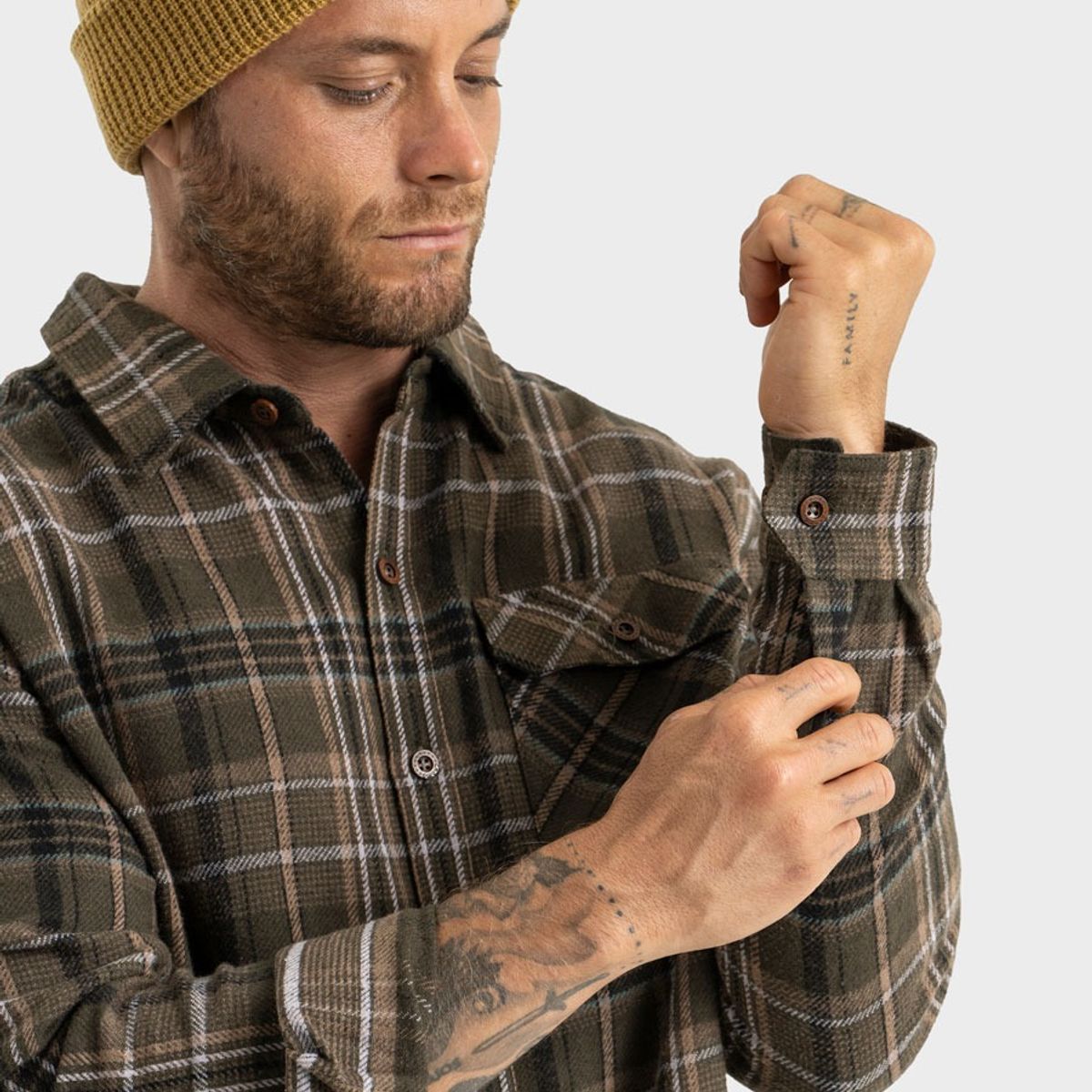 GNOMO - Camisa Franela Askim Hombre Gnomo