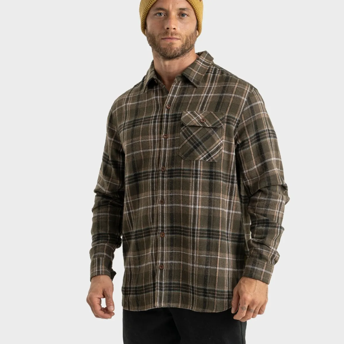 GNOMO - Camisa Franela Askim Hombre Gnomo