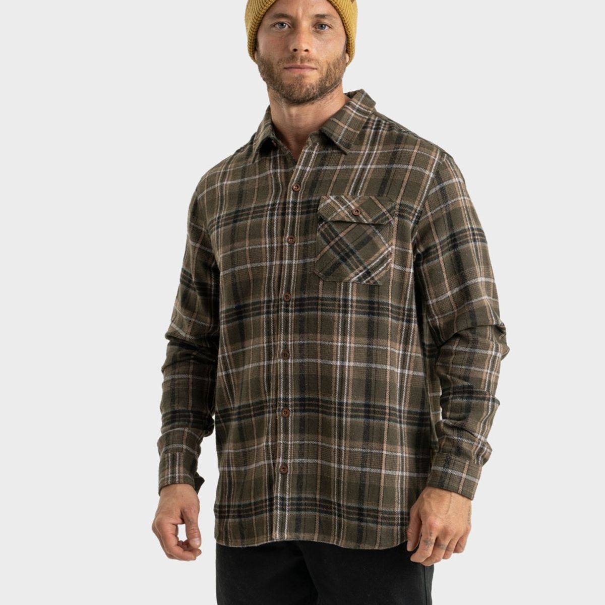 GNOMO - Camisa Franela Askim Hombre Gnomo