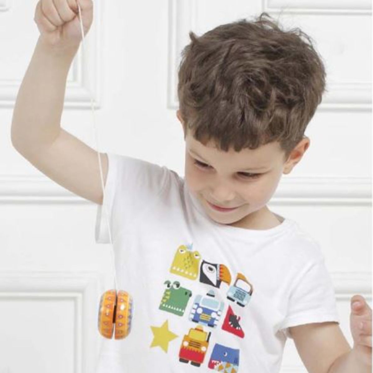 MIDEER - Yo-yo metálico la oruga glotona Eric Carle