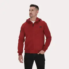 GANGSTER - Poleron Full Zipper Fleece Route Rojo