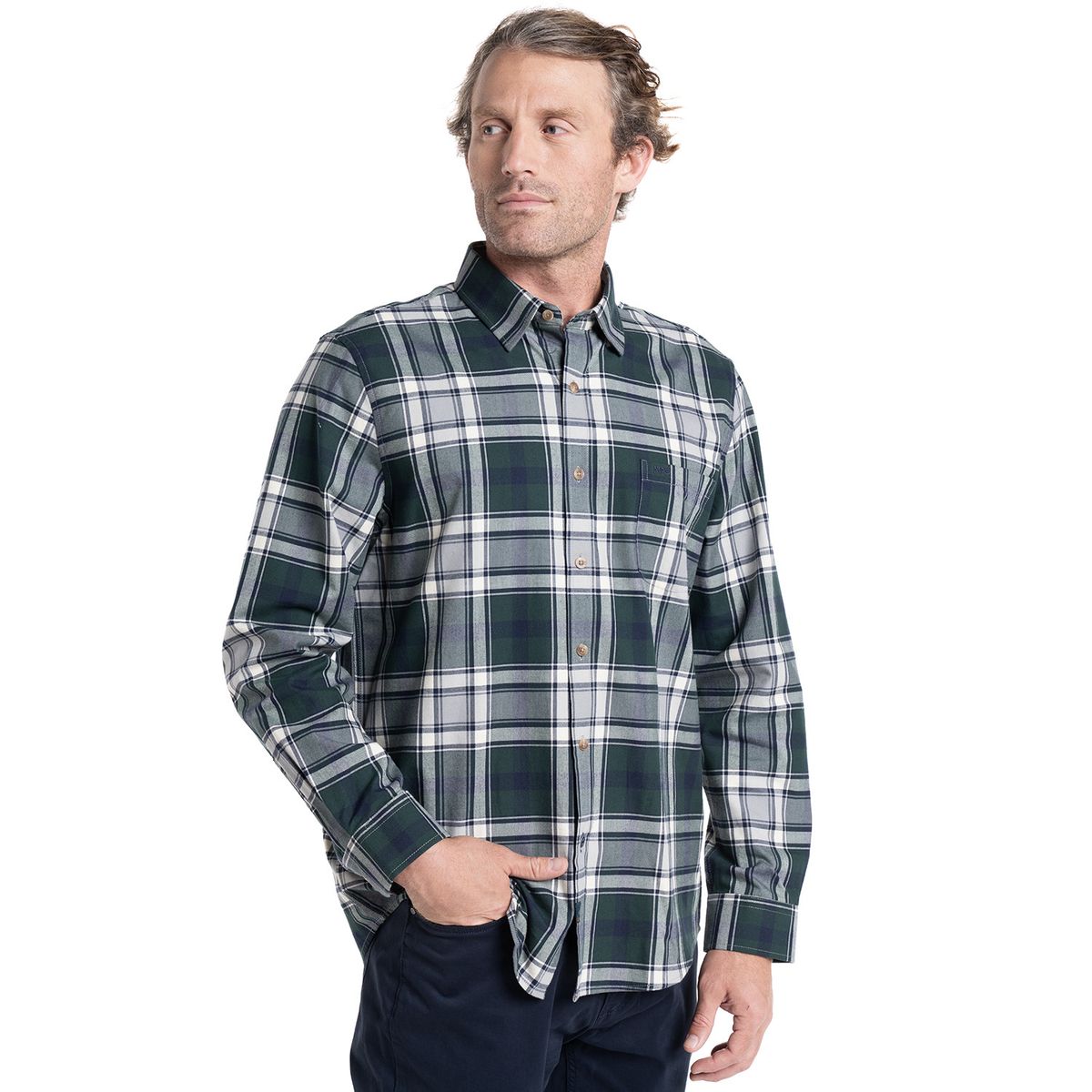 MCGREGOR - Camisa Manga Larga Hombre Escocesa Island Algodon Cuadros MCGREGOR