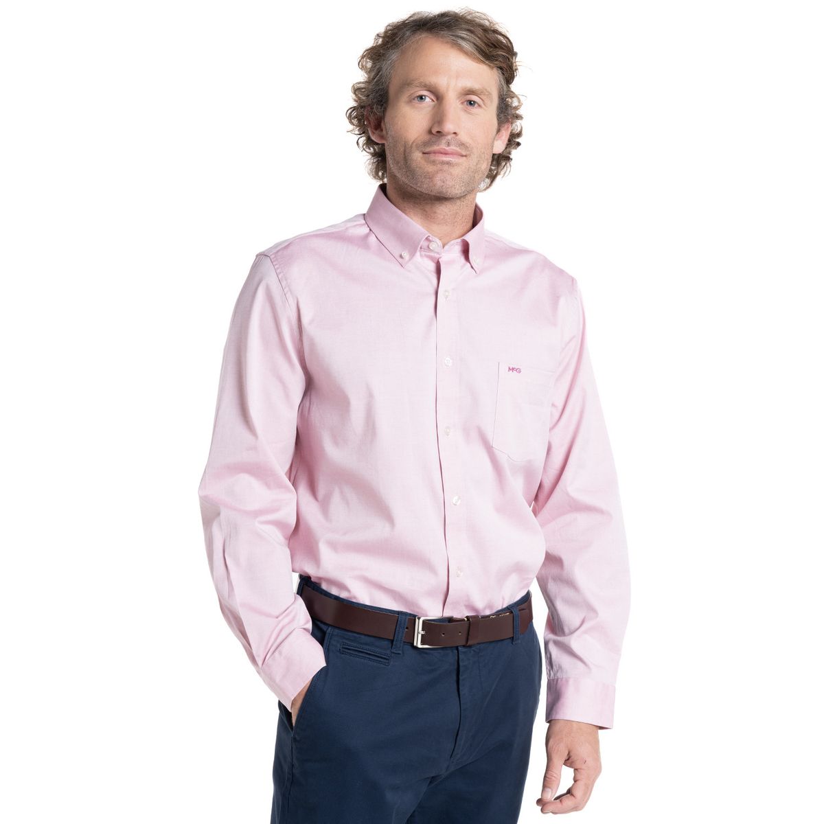 MCGREGOR - Camisa Hombre Oxford Manga Larga Crosby Algodón MCGREGOR