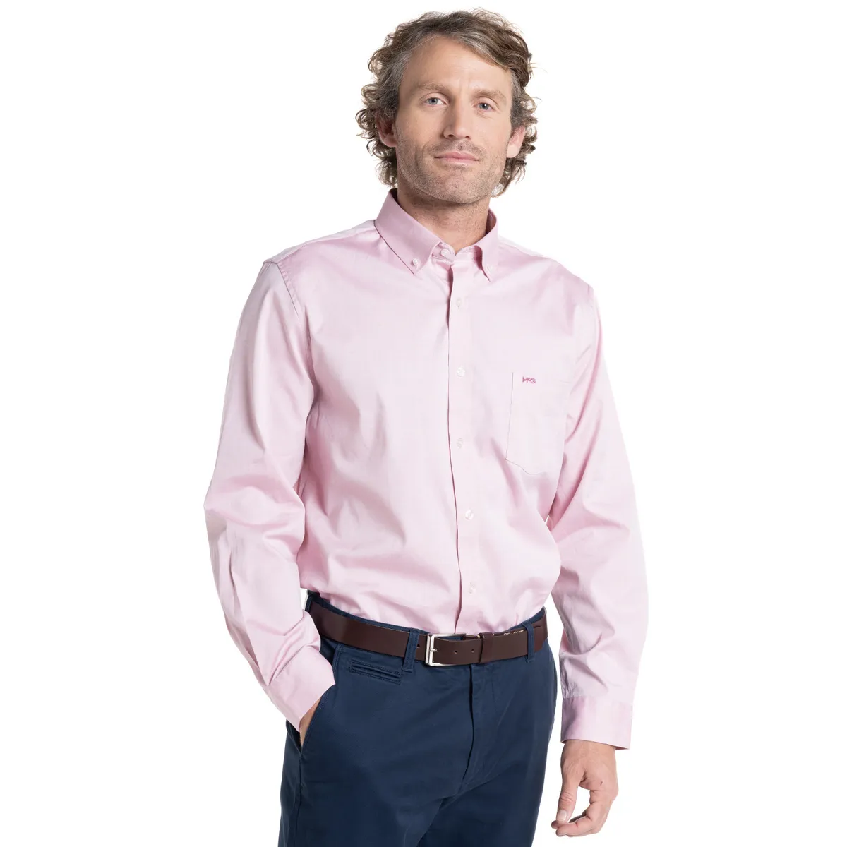 MCGREGOR - Camisa Hombre Oxford Manga Larga Crosby Algodón MCGREGOR
