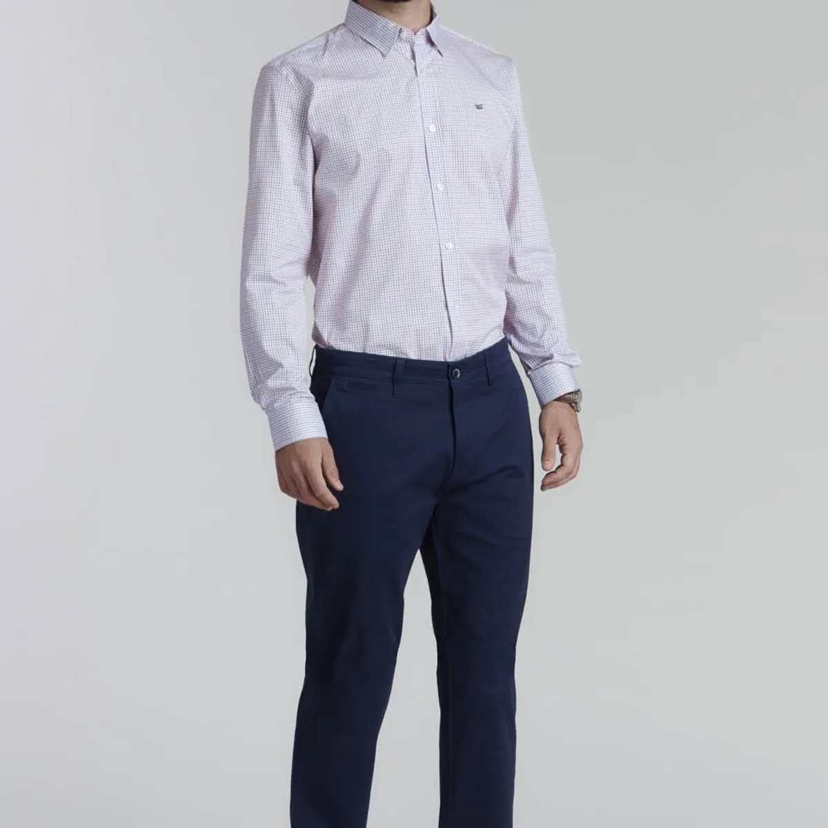 FEROUCH - Camisa Boston Smart Casual Café Ferouch
