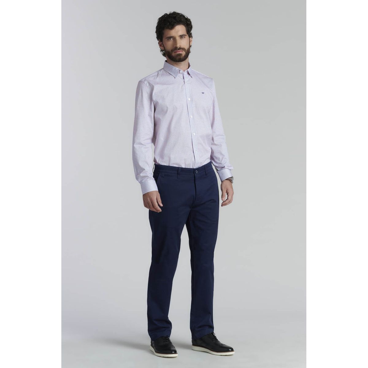 FEROUCH - Camisa Boston Smart Casual Café Ferouch