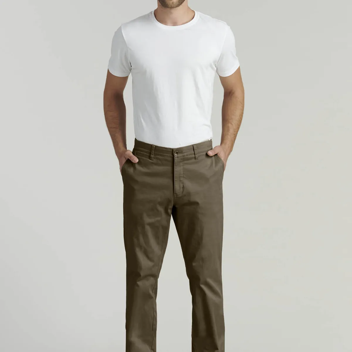 FEROUCH - Pantalón Twill Without Pleats L/33 Business Café Ferouch