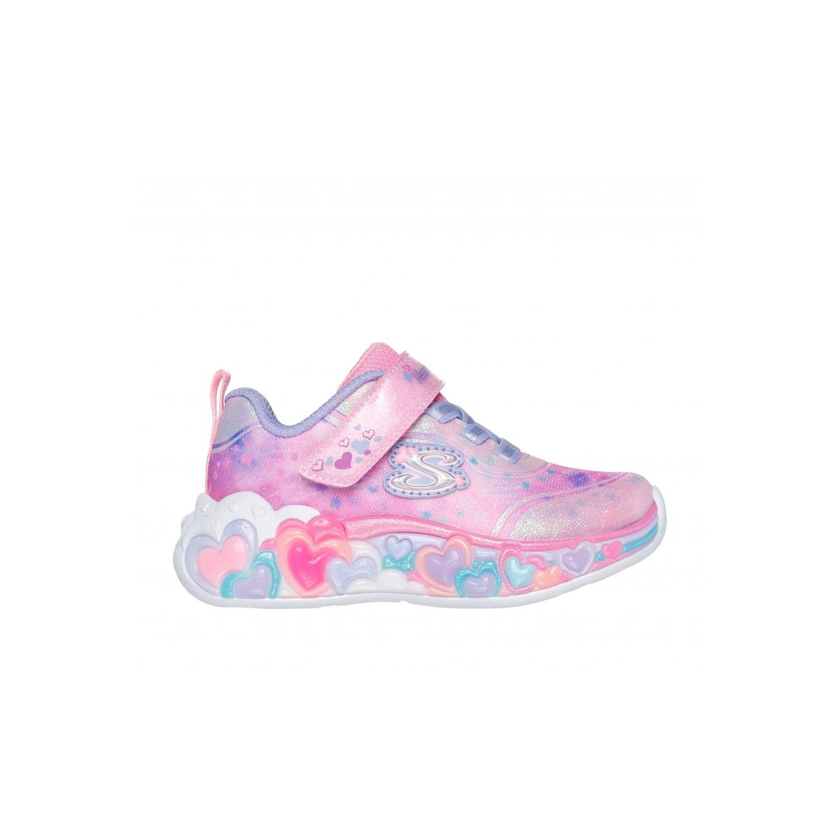 SKECHERS - Zapatilla Niña Eternal Heart Lights Rosado NLP Skechers