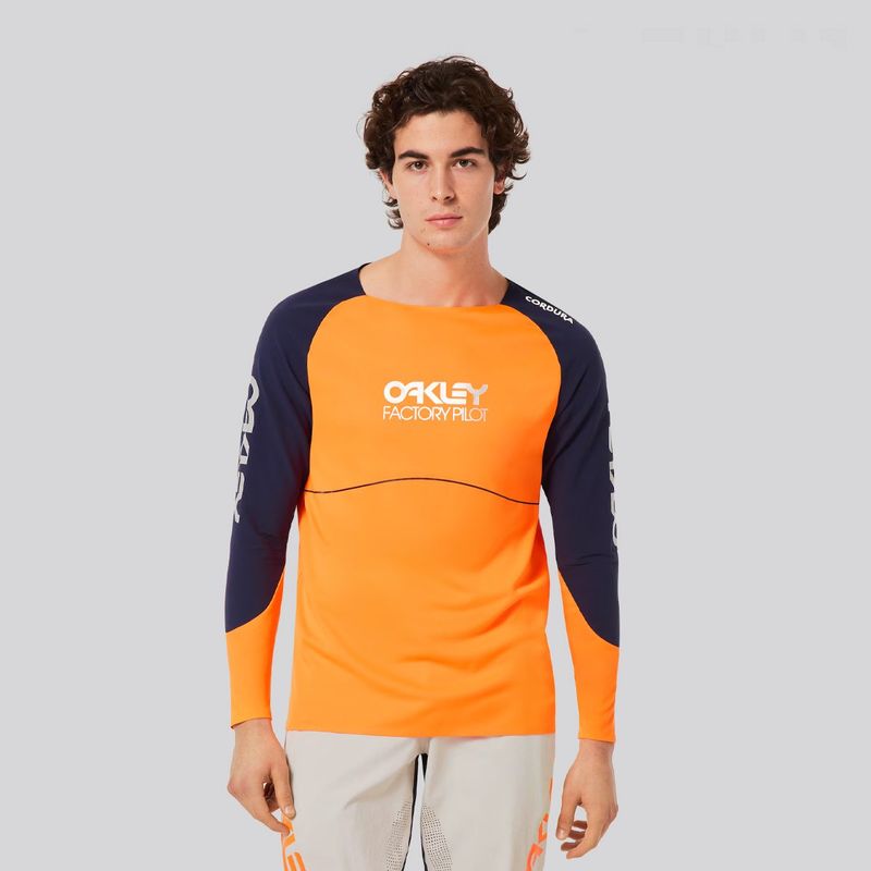 OAKLEY - Polera Hombre Maven Scrub Oakley Orange/Blue