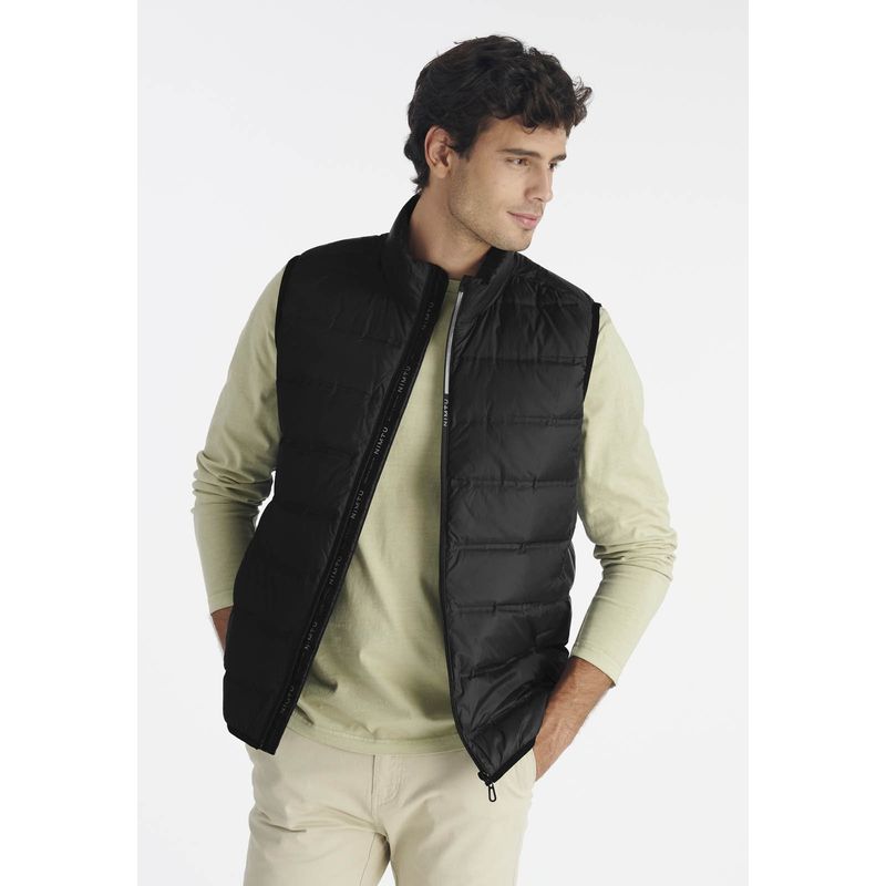 NIMTU - Vest Calbuco Casual Negro Nimtu
