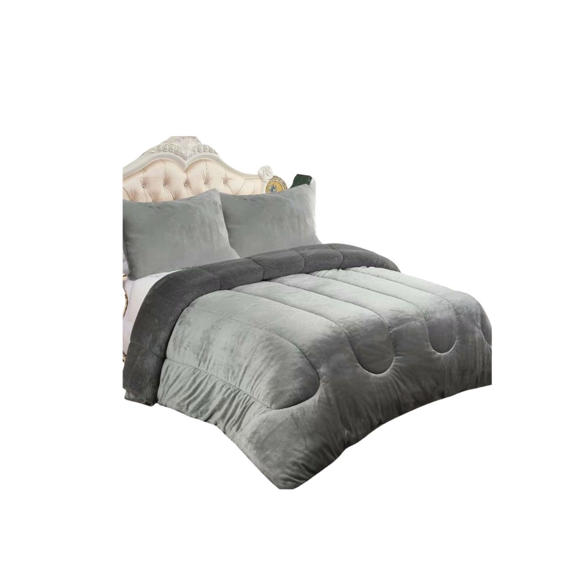 GENERICO - Cobertor Chiporro Liso Super King Invierno Plush 270x250cm