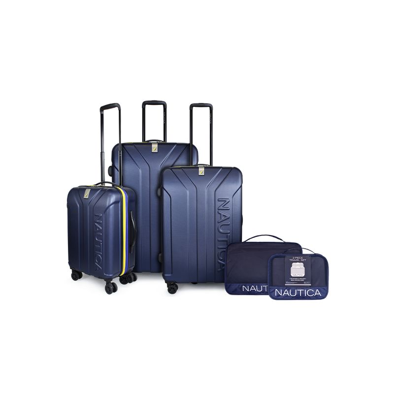 NAUTICA - Set 3 Maletas Prime S+M+L + Organizador azul Nautica