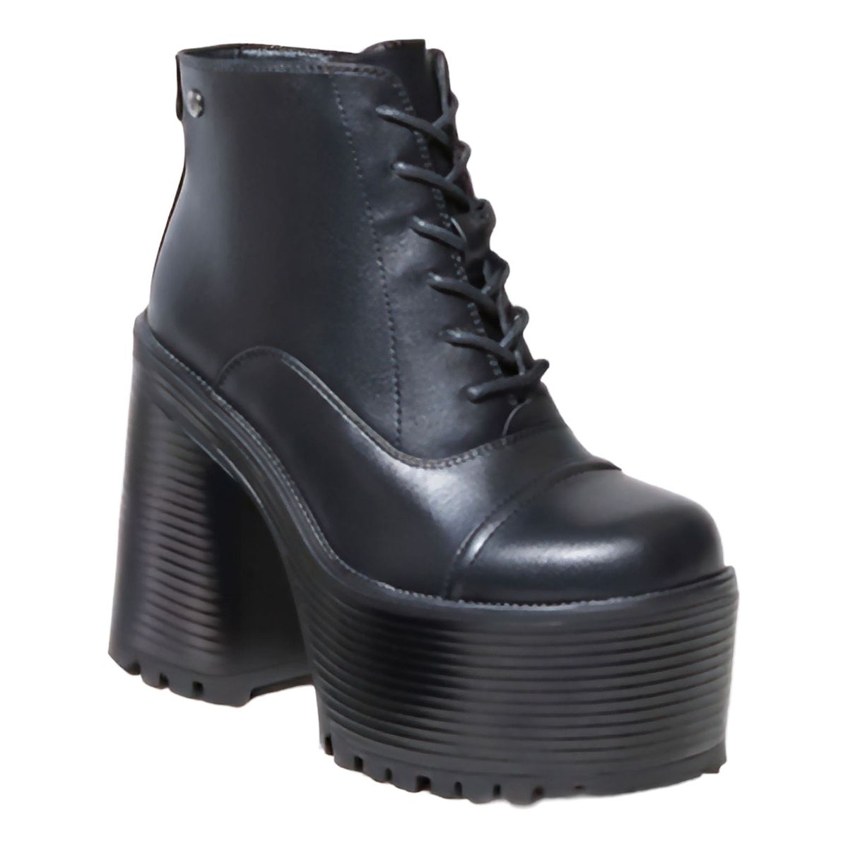 PAND G - Botines Elegantes Modernos Con Plataforma 35 al 40 Negro - 7658