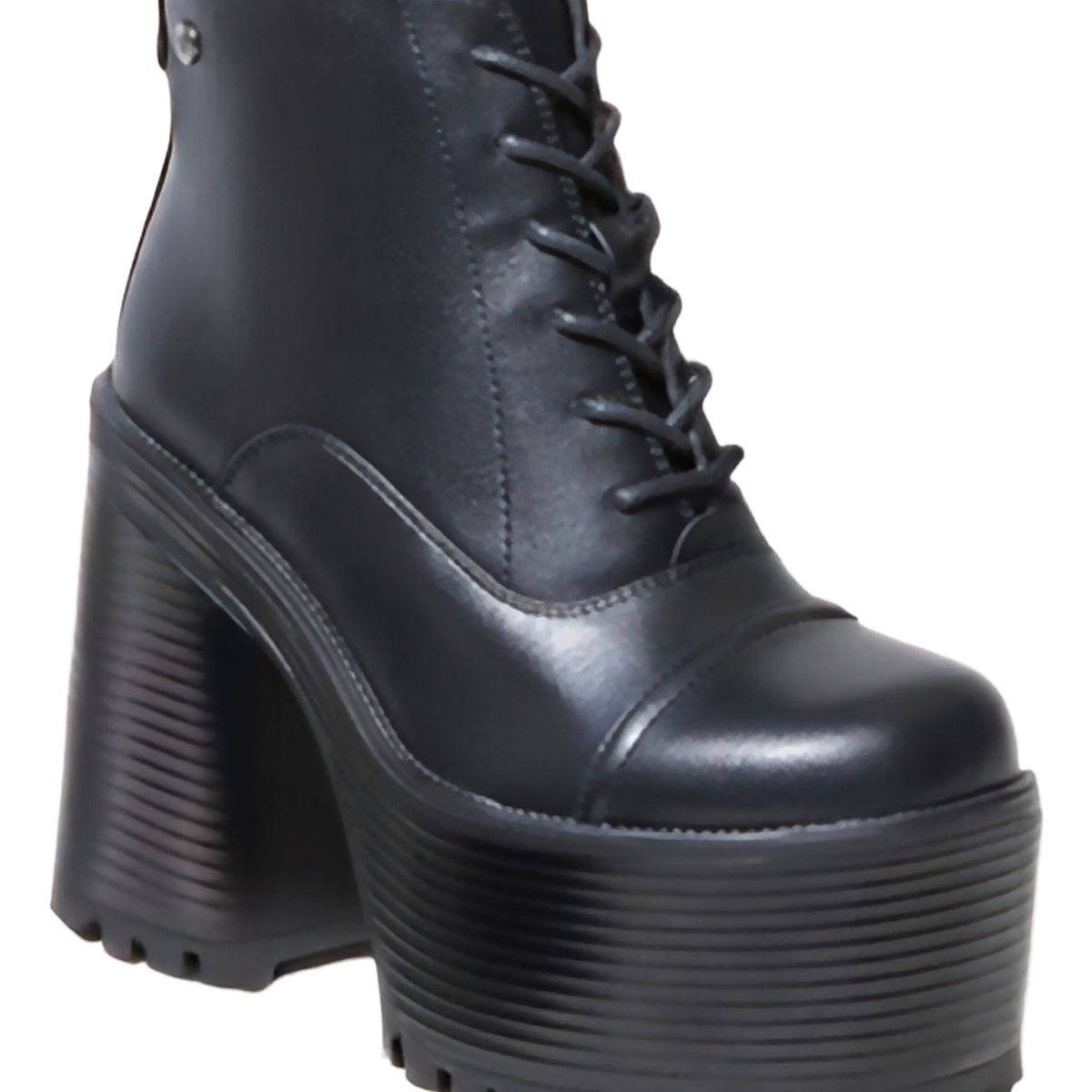 PAND G - Botines Elegantes Modernos Con Plataforma 35 al 40 Negro - 7658