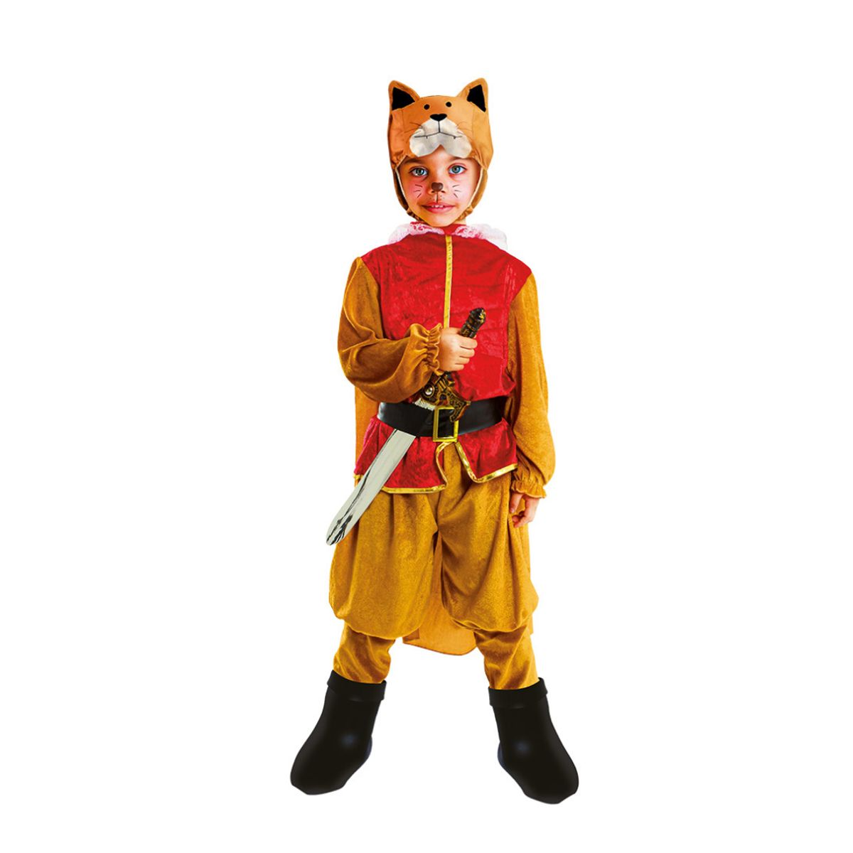 GENERICO - Disfraces De Personajes De Cuentos Gato Con Botas 7-9