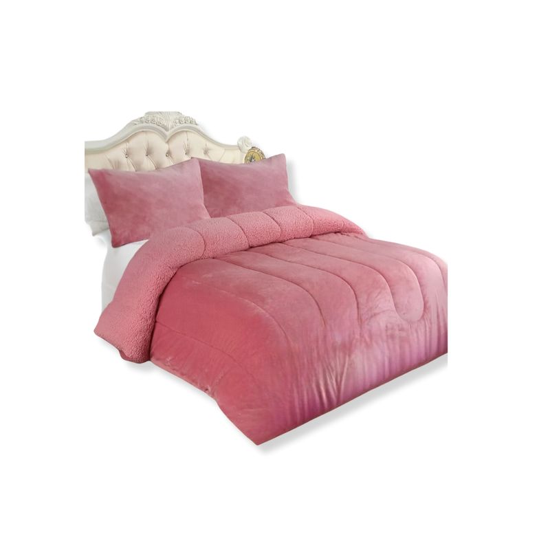GENERICO - Cobertor Chiporro Liso Super King Invierno Plush 270x250cm