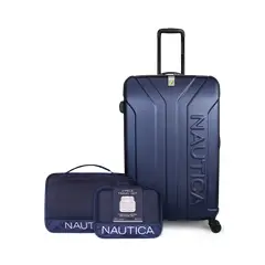 NAUTICA - Pack Maleta grande Prime 23kg+ Organizador azul