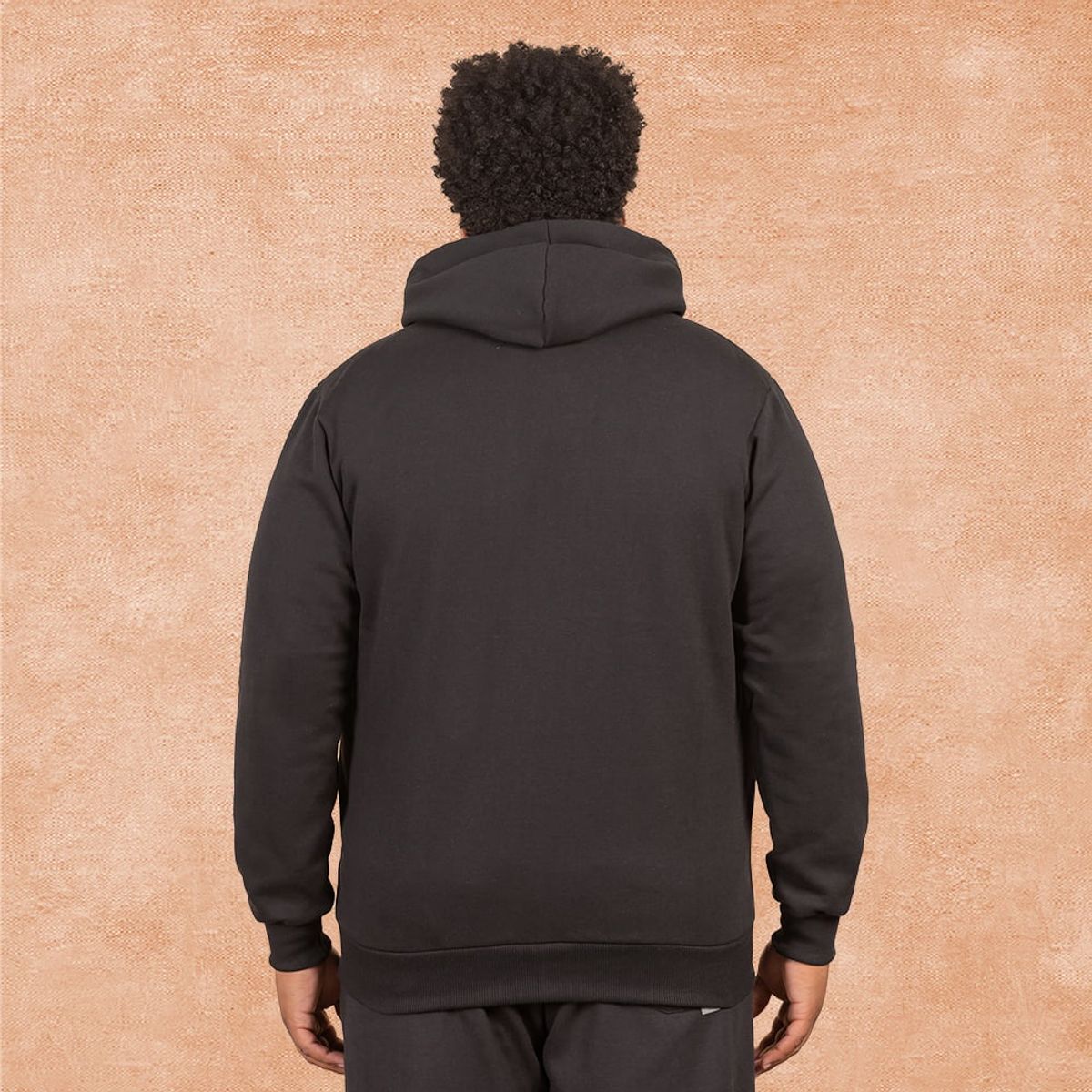 GANGSTER - Plus Poleron Full Zipper Fleece Grain Negro Gangster
