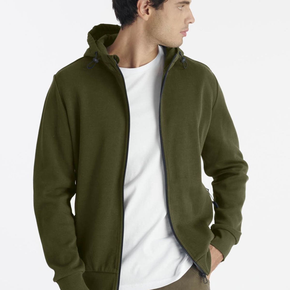 NIMTU - Polerón Montt Casual Verde Nimtu