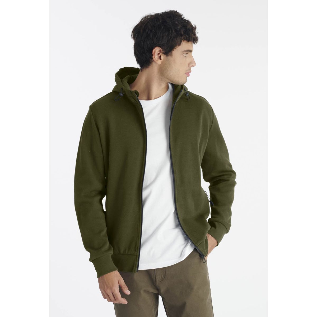 NIMTU - Polerón Montt Casual Verde Nimtu