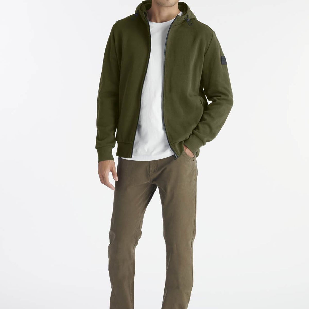 NIMTU - Polerón Montt Casual Verde Nimtu