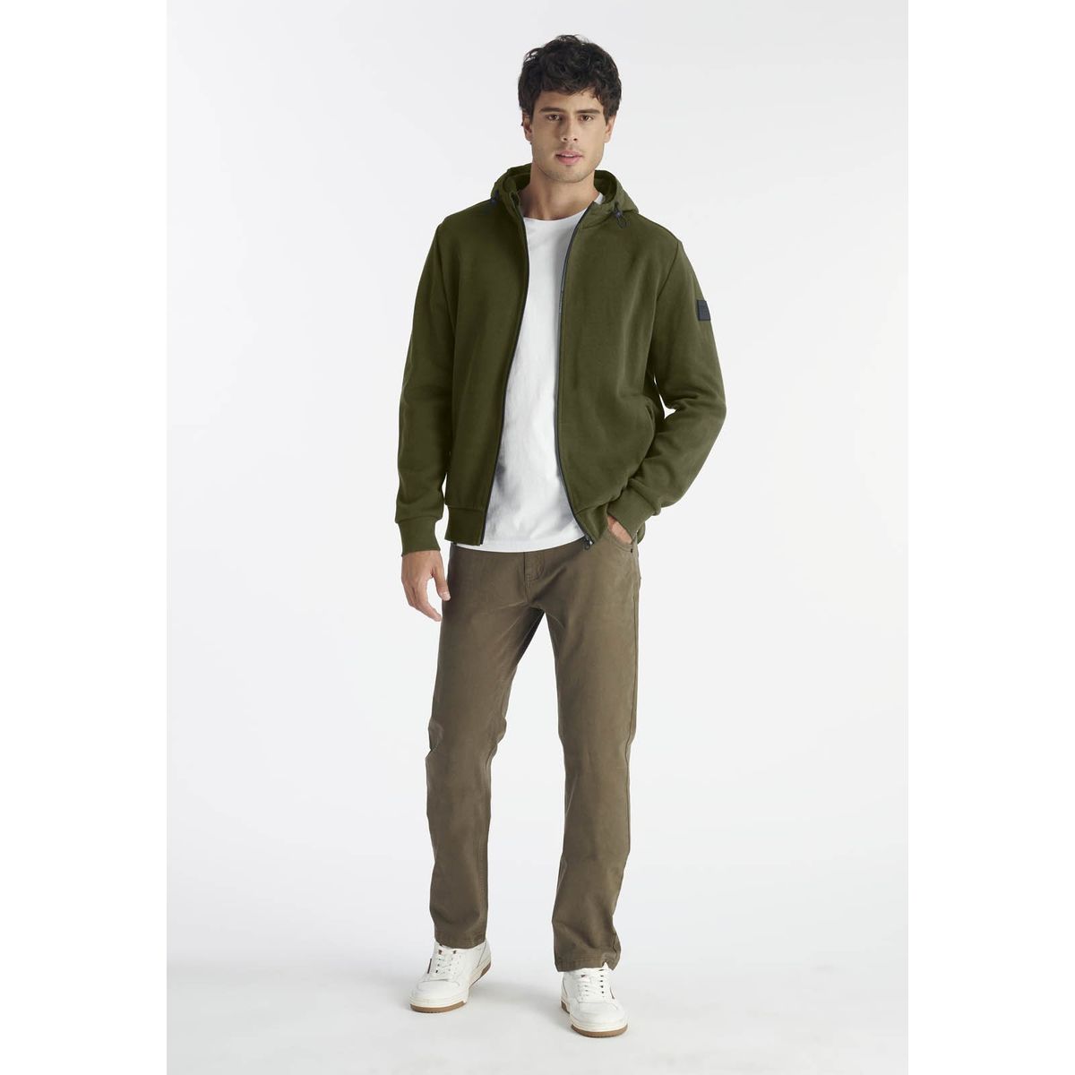 NIMTU - Polerón Montt Casual Verde Nimtu