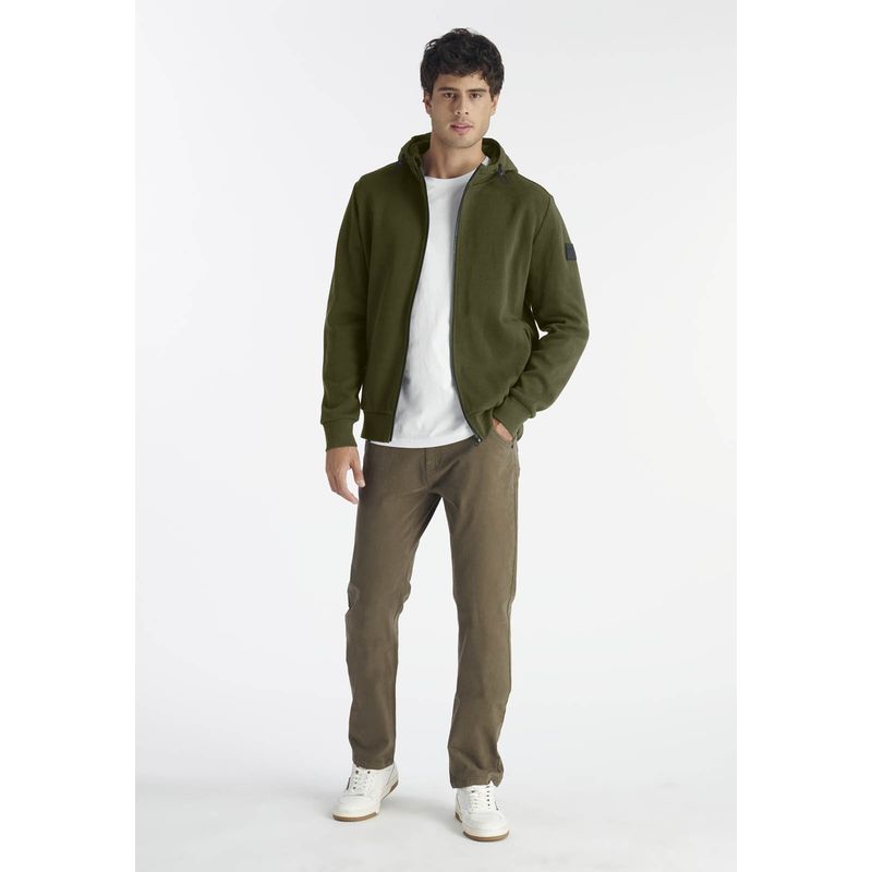 NIMTU - Polerón Montt Casual Verde Nimtu