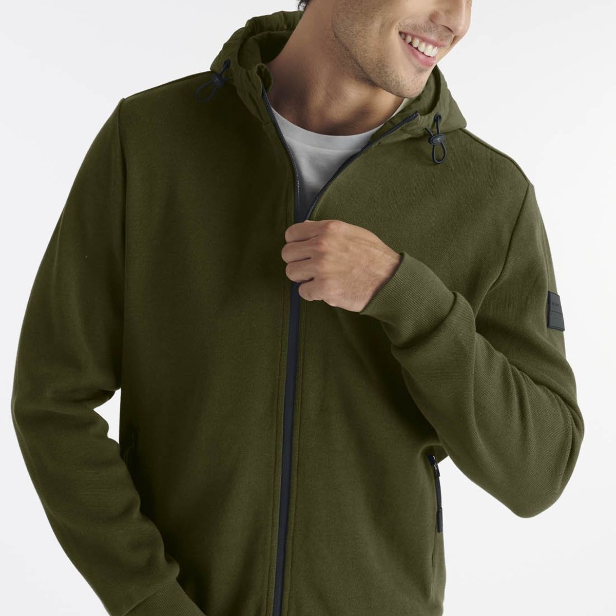 NIMTU - Polerón Montt Casual Verde Nimtu