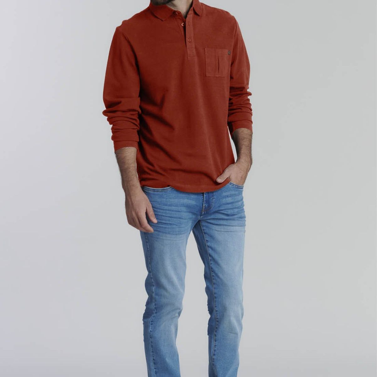 FEROUCH - Polera Delaware Fjs Rojo Ferouch