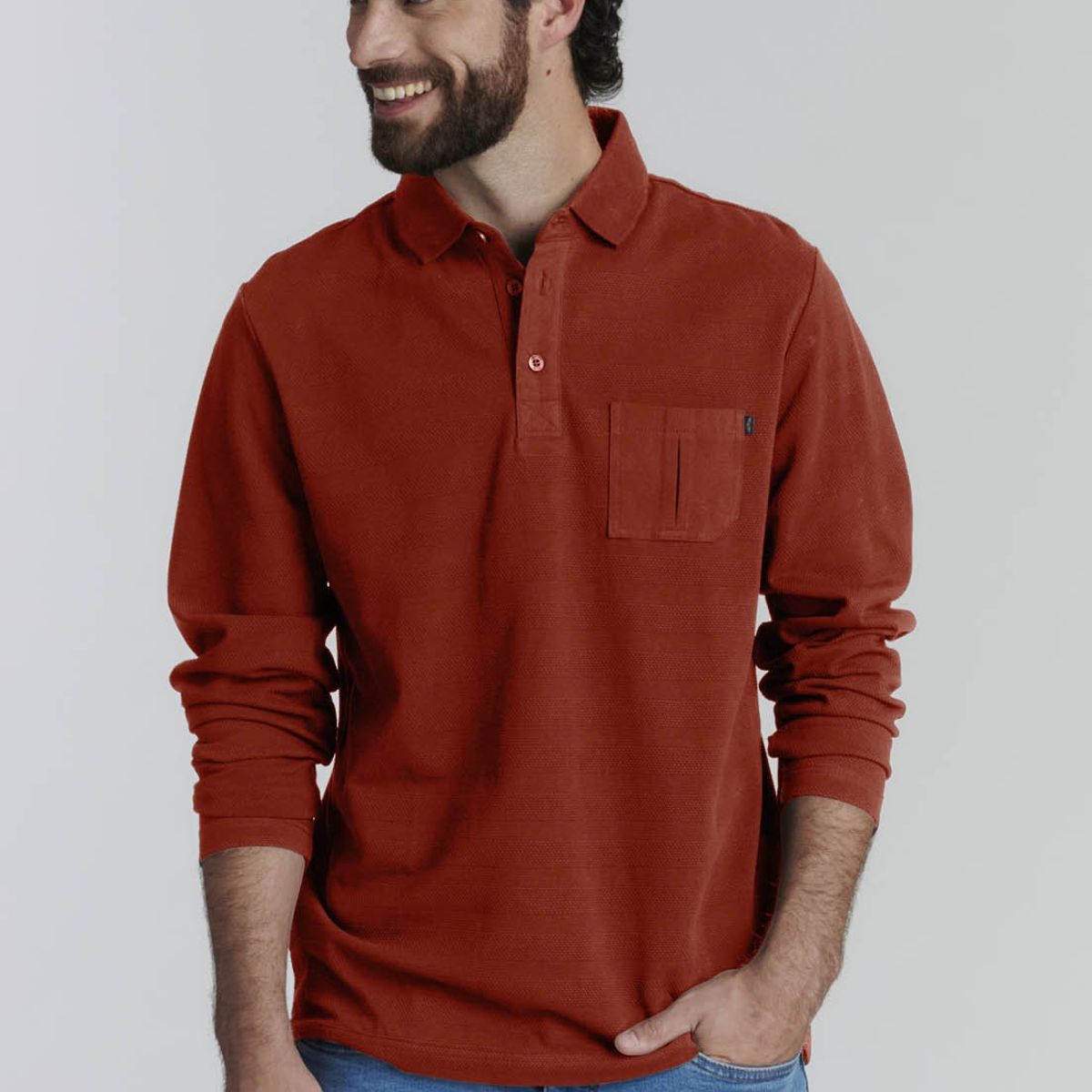 FEROUCH - Polera Delaware Fjs Rojo Ferouch