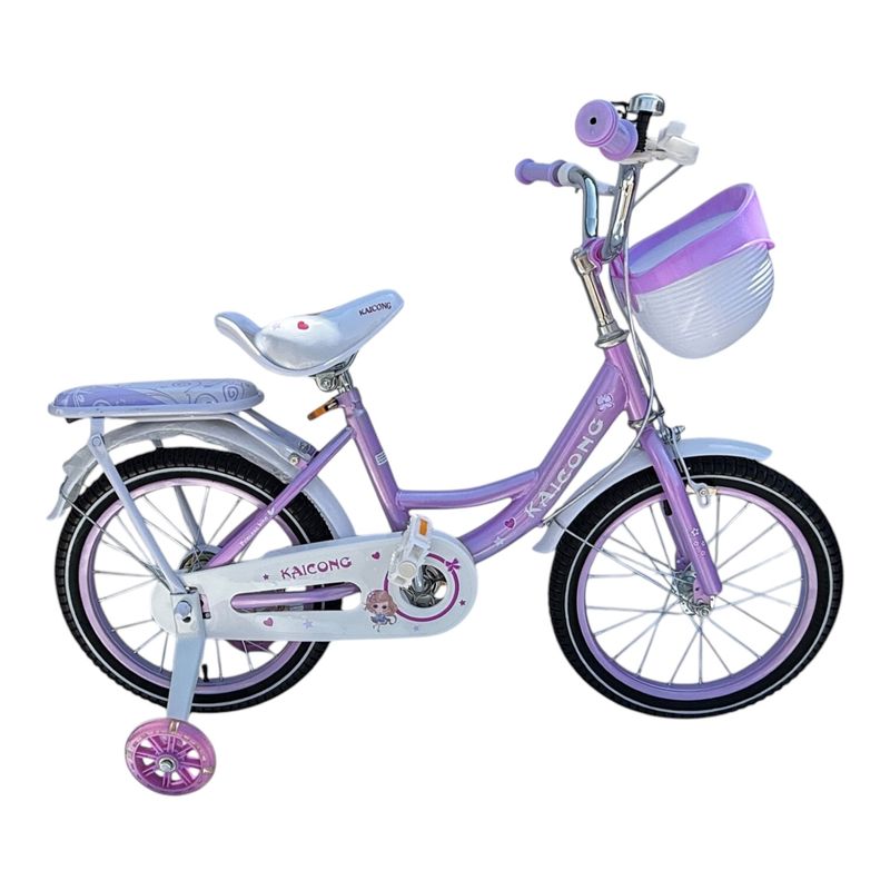 GENERICO - Bicicleta Infantil Aro 16 Morada
