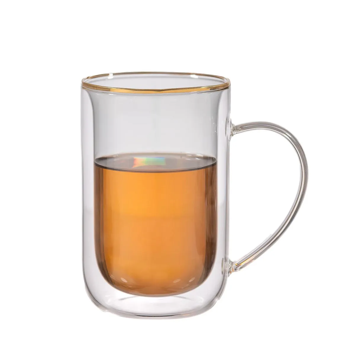 ADAGIO TEAS - Mug Bhoro Doble Vidrio Smoked Black 470 ml