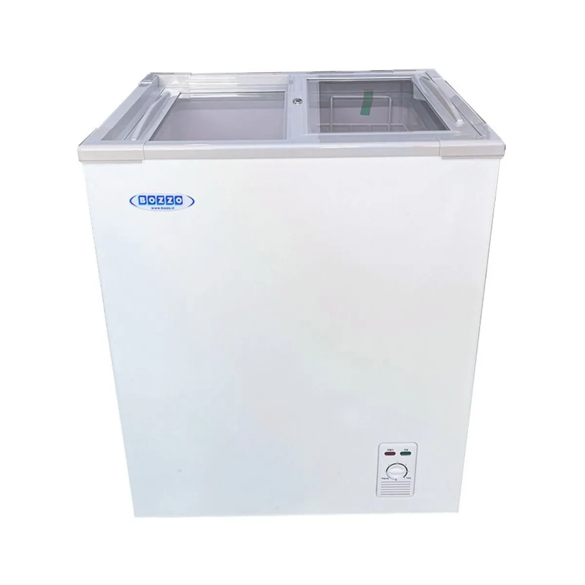 BOZZO - Congelador 100 lt Freezer Tapa Vidrio