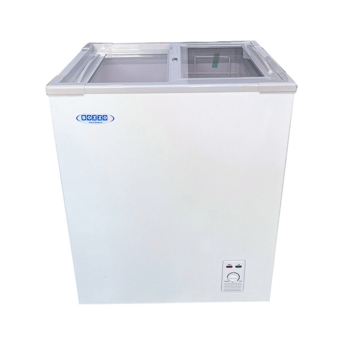BOZZO - Congelador 100 lt Freezer Tapa Vidrio