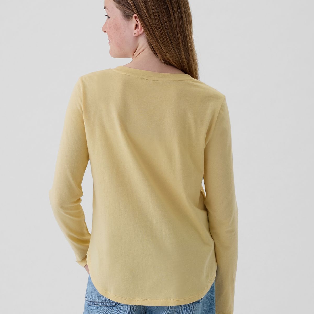 GAP - Polera Niña Flippy-Sequin Amarillo