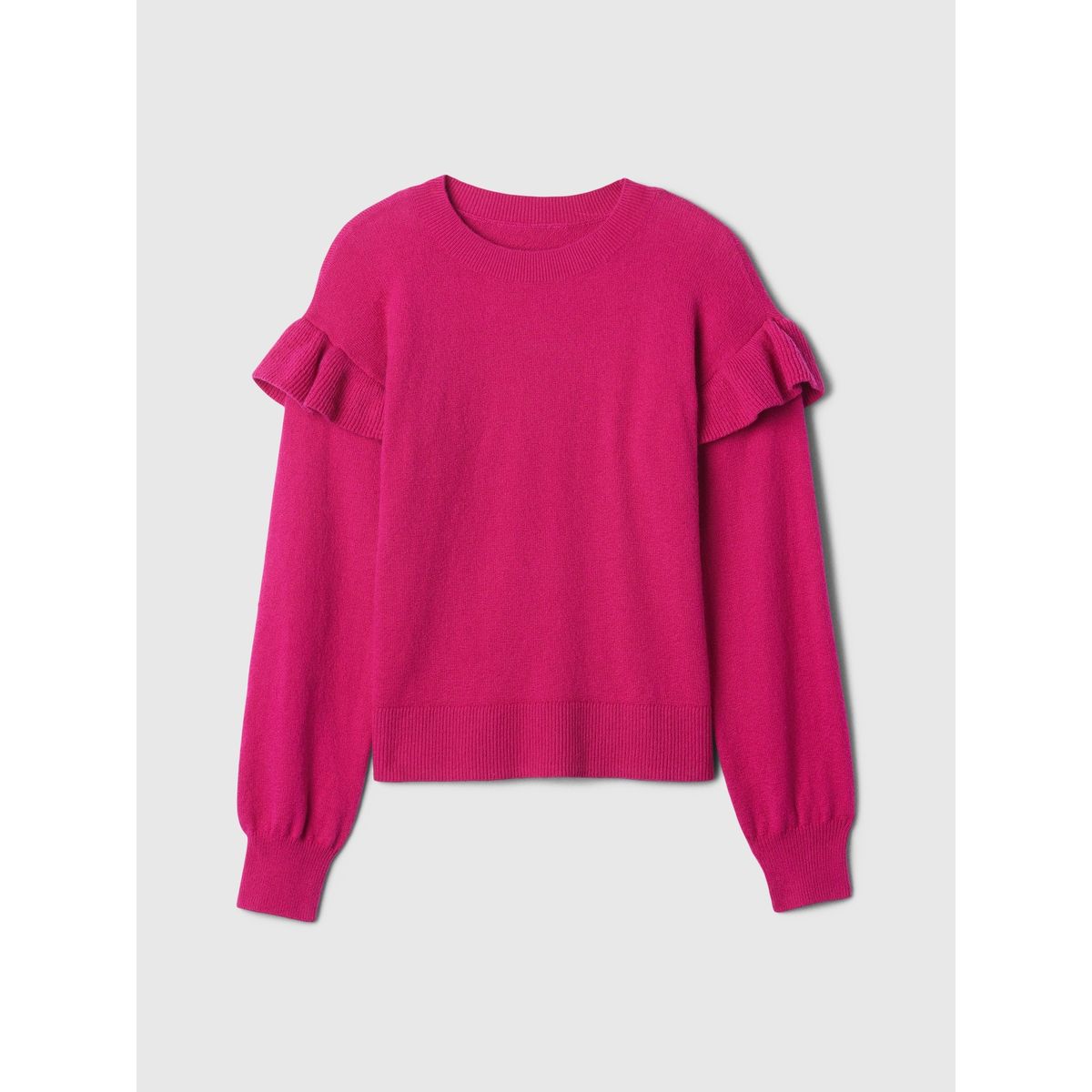 GAP - Sweater Niña Ruffle Morado