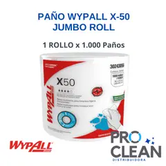 GENERICO - Wypall X50 1 ROLLO X 1000 Paños jumbo roll