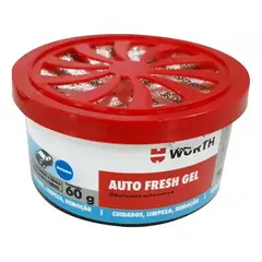 WURTH - PACK DE 2 GEL  AROMTAIZANTE  AUTOMOTRIZ CAR NEW Y FRESA MORANGO 60G